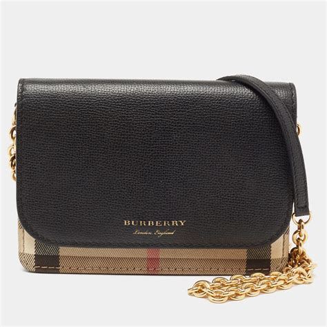 burberry hampshire crossbody bag|burberry check and leather bag.